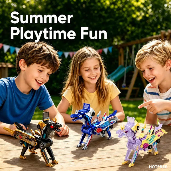 Magnetic Transforming Dino Cars™