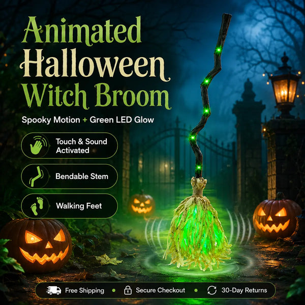 Animated Witch Broom™