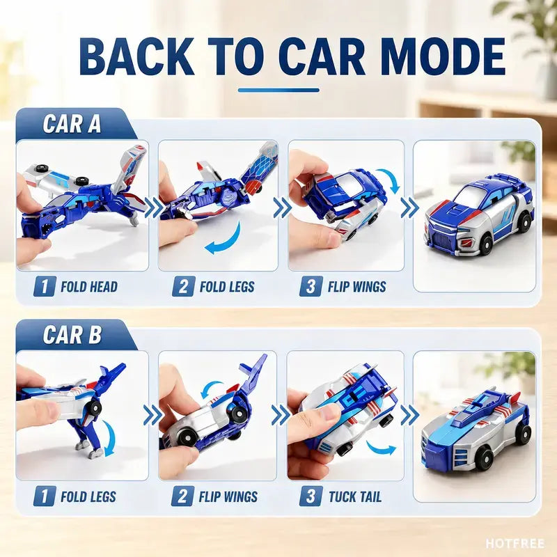 Magnetic Transforming Dino Cars™