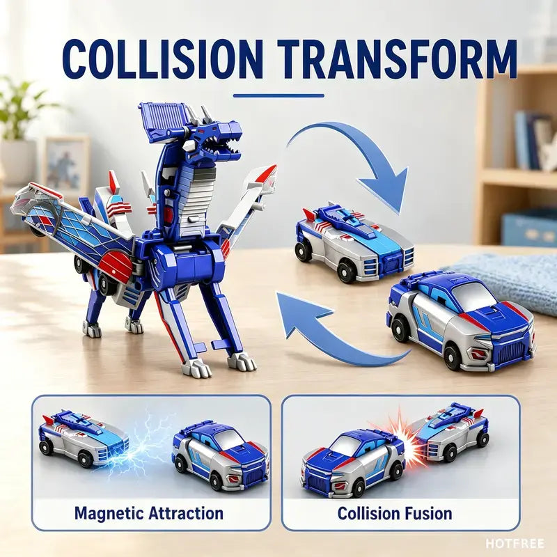 Magnetic Transforming Dino Cars™